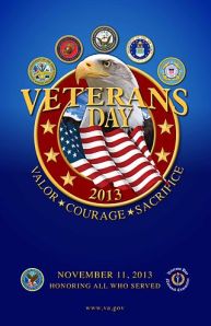 Official Veterans Day 2013 poster, courtesy Wikipedia.