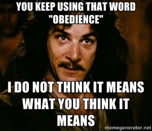 obedience meme